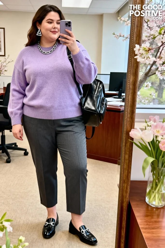 17 Plus Size Spring Work Outfits That Curvy Women Love