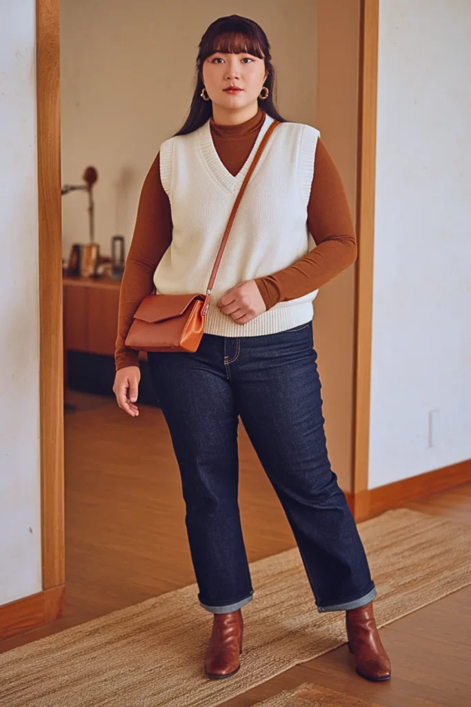 21 Plus Size Korean Autumn Outfits Curvy Women Love