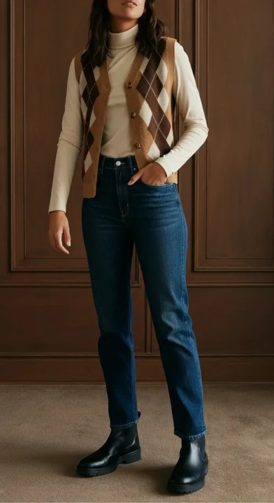 Sweater Vest Layer Look