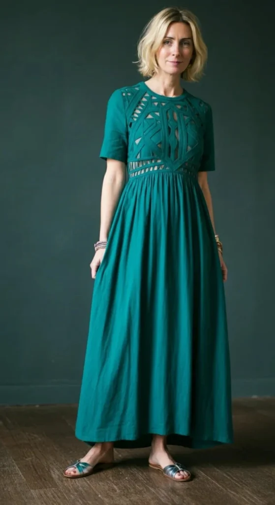 Cut-Out Maxi Dress