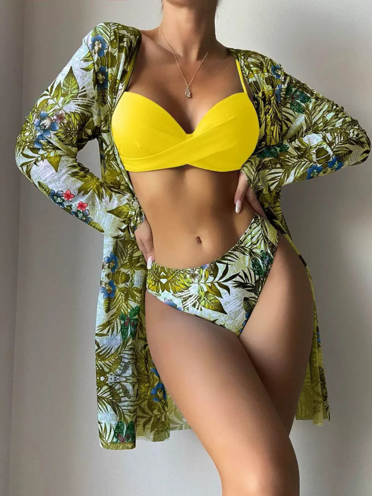 Tropical Print Contrast