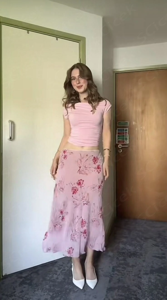 The Floral Midi Skirt