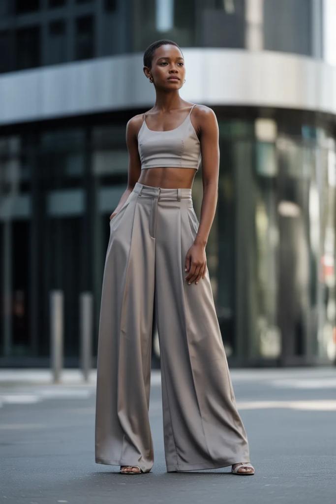 Wide Leg Culottes and Crop Top