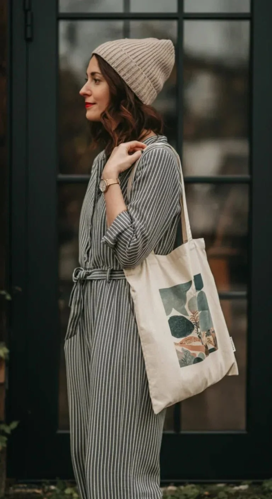 Striped Jumpsuit