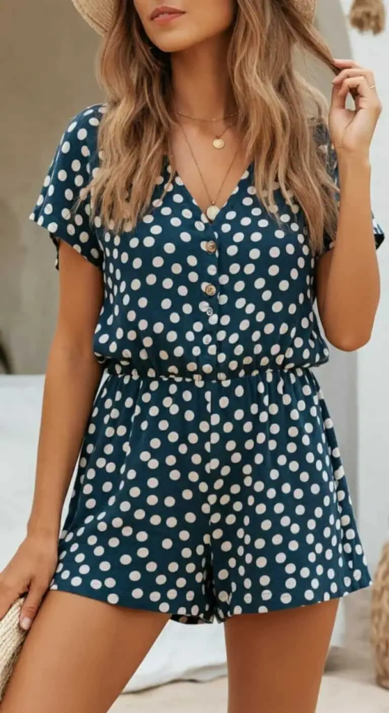 Polka Dot Romper