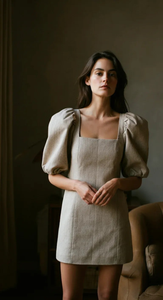 Puff Sleeve Dress