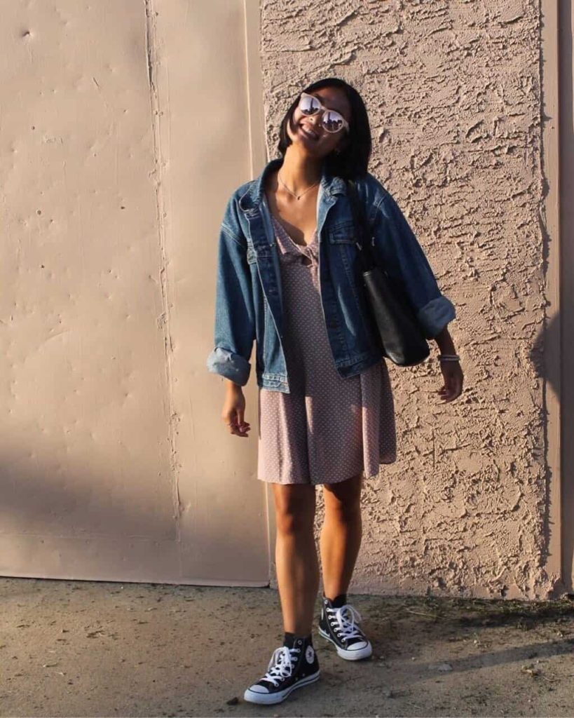 Denim and Dresses: Casual Chic
