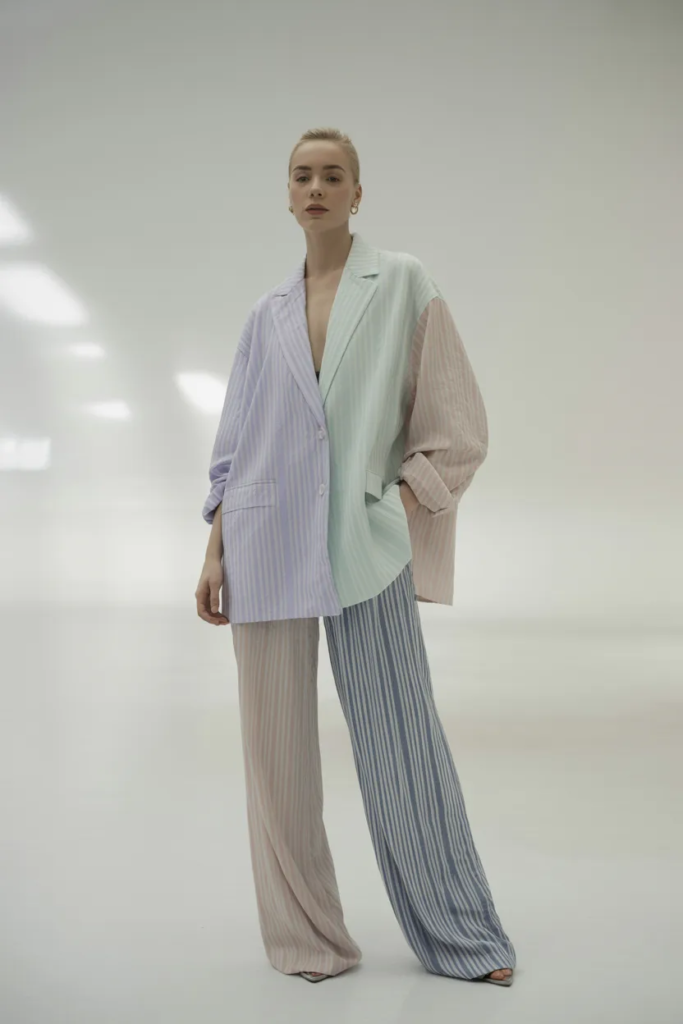 Breezy Chic: Oversized Pastels and Wide-Legs