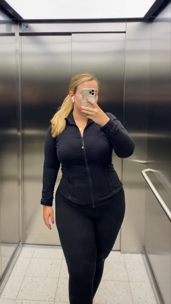 All-Black Fitted Athletic Set