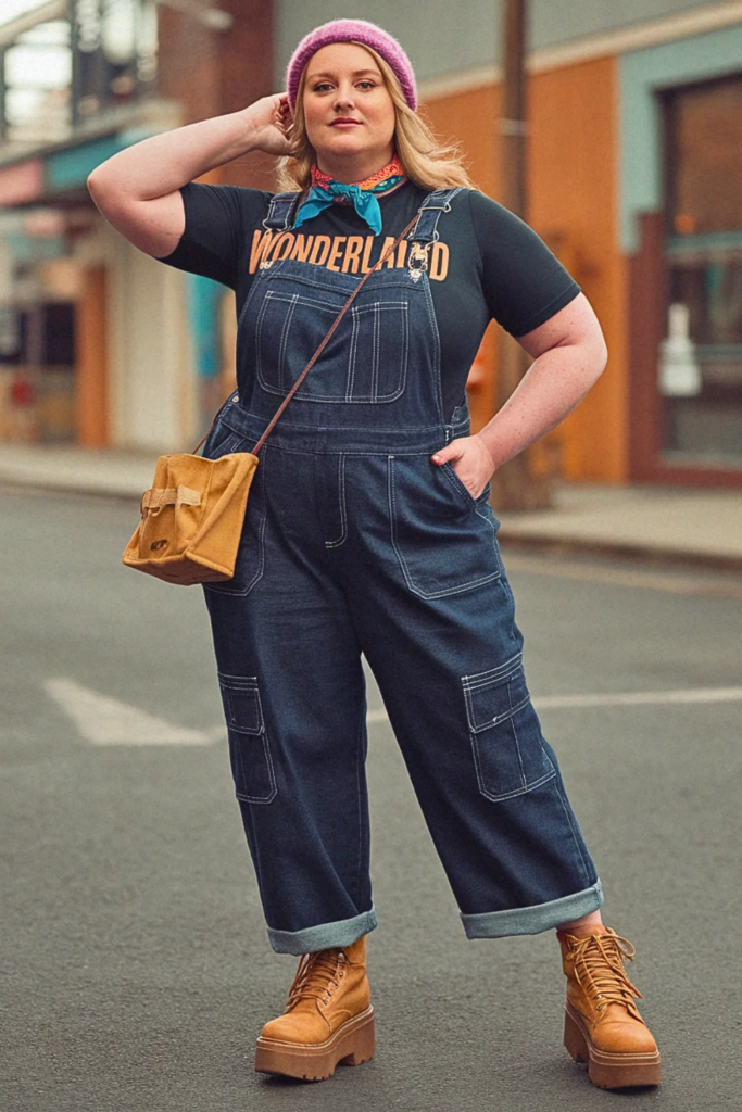 Plus Size Workwear Inspired Streetwear Outfit