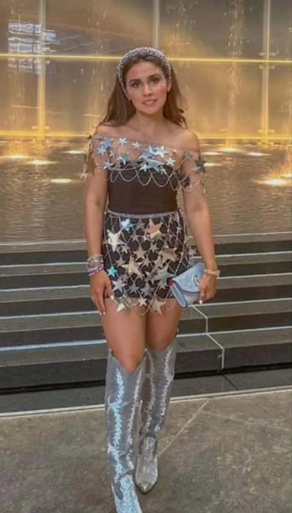 Celestial Two-Piece with Sparkling Boots