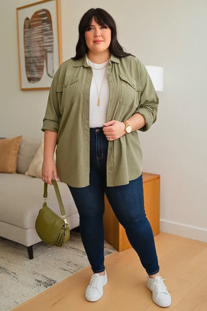 21 Plus Size Simple Fall Outfits Curvy Women Will Love