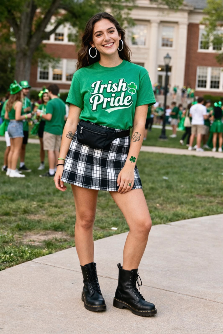 17 St Patrick’s Day College Outfits That Women Will Love