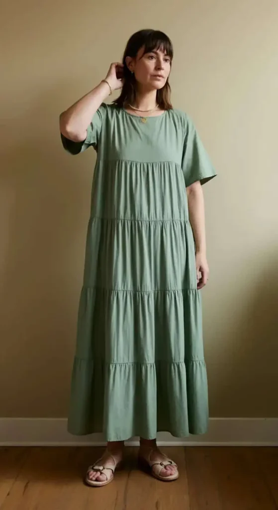 Tiered Maxi Dress