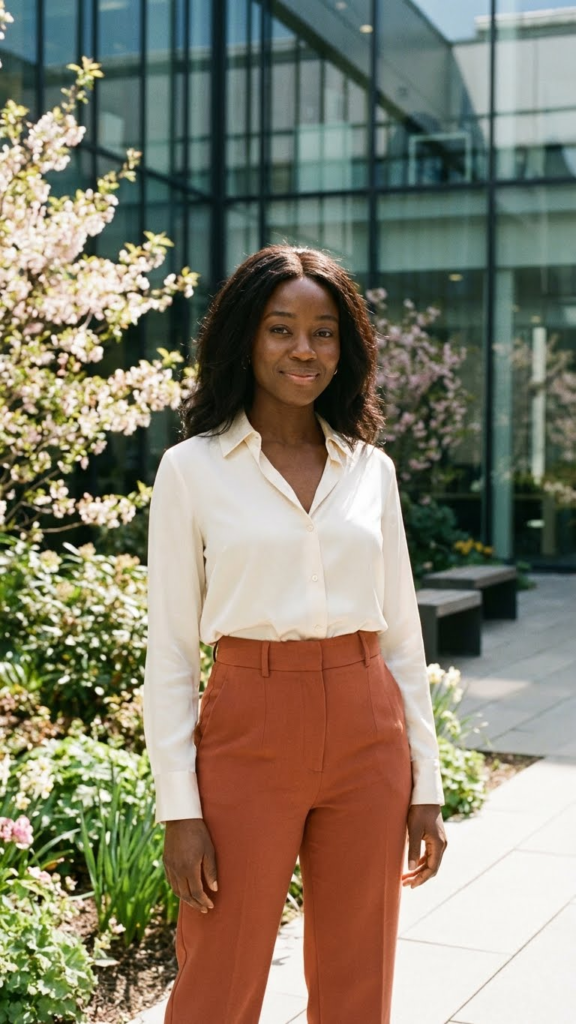 Blouse + Tailored Trousers