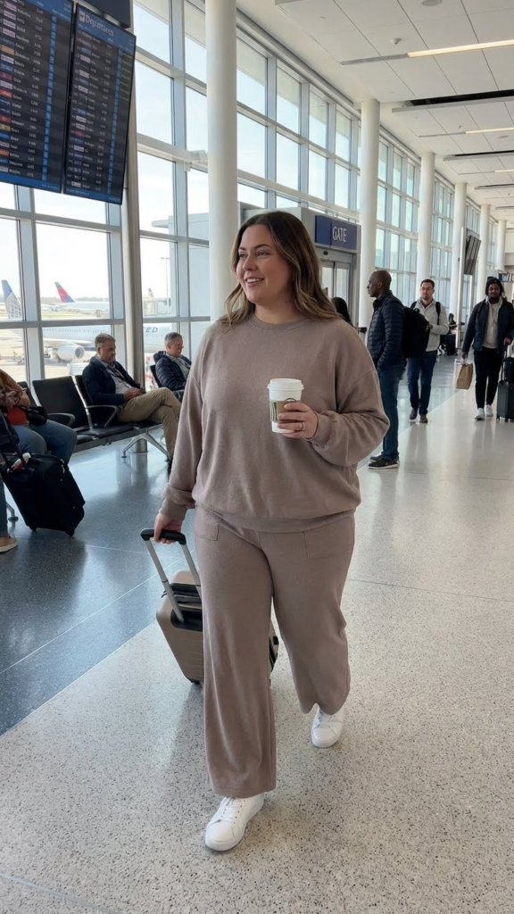 Matching Plus Size Lounge Set