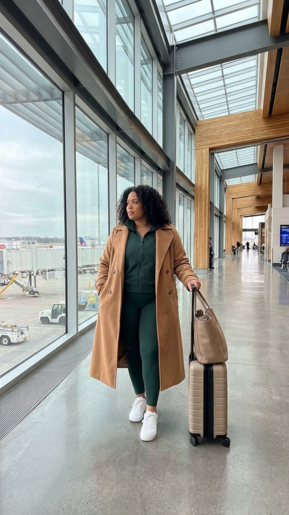 Athleisure Set with a Longline Jacket
