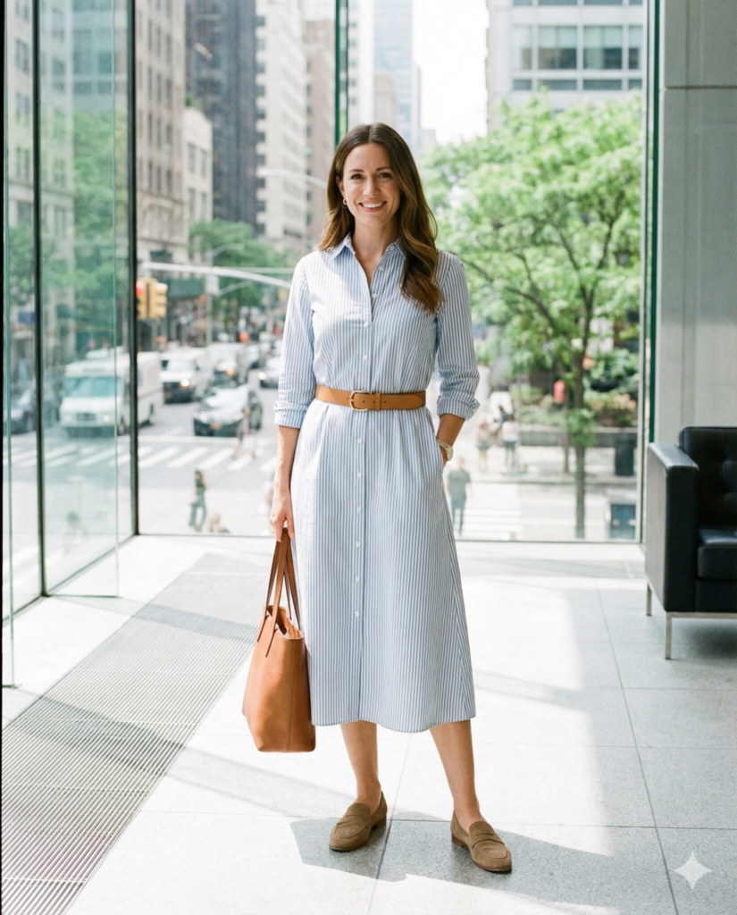 10. Shirt Dress + Belt