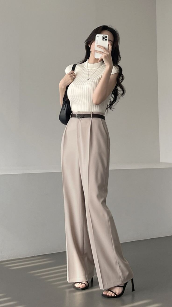 Neutral Palette with Structured Belting