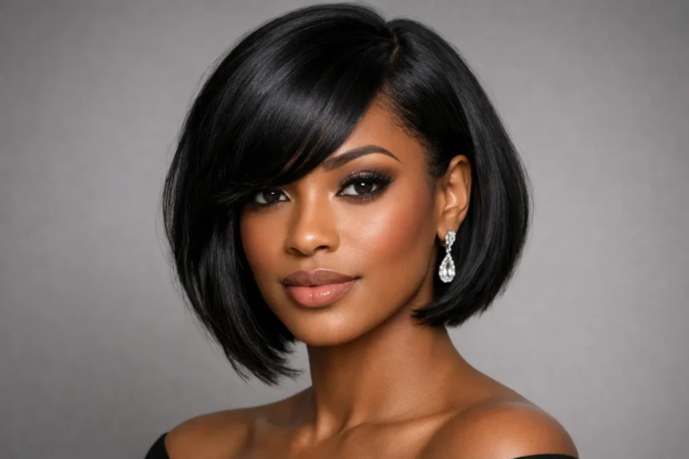 20 Beautiful Bob with Bangs Hairstyles Ideas for Black Women That Turn Heads