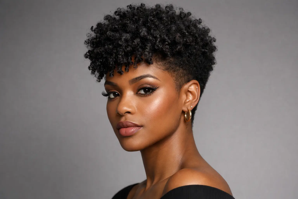 Tapered Curly Cut