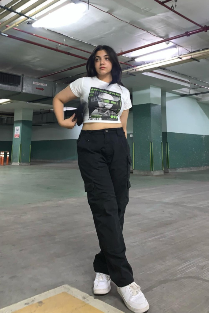 With a Graphic Tee