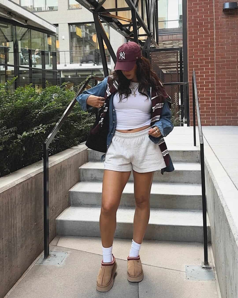 Layered Look with Comfy Shorts