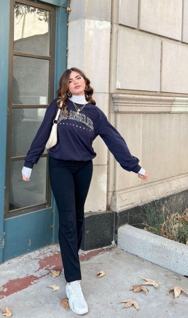 Chic Collegiate Sweatshirt Combo