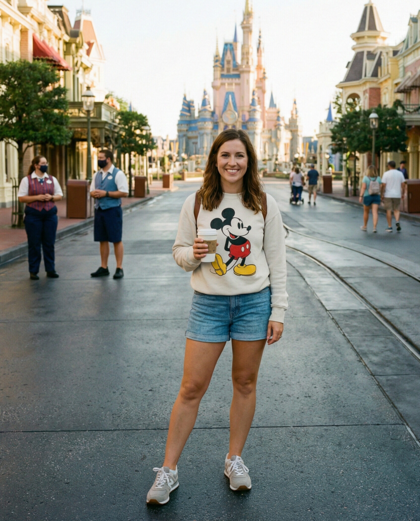 Graphic Sweatshirt with Shorts