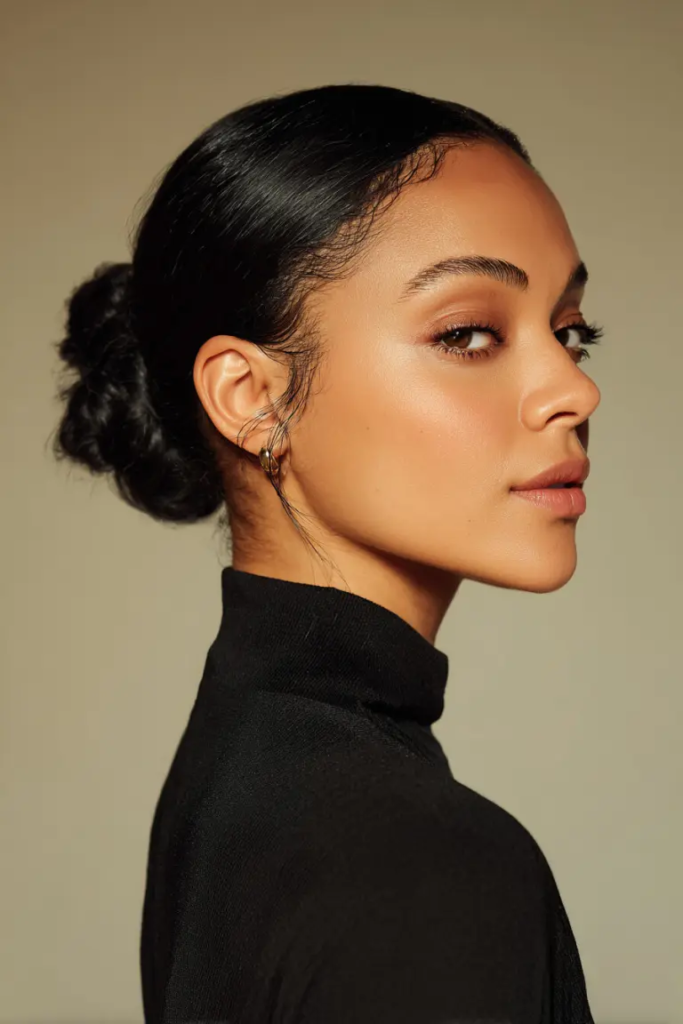 Sleek Low Bun