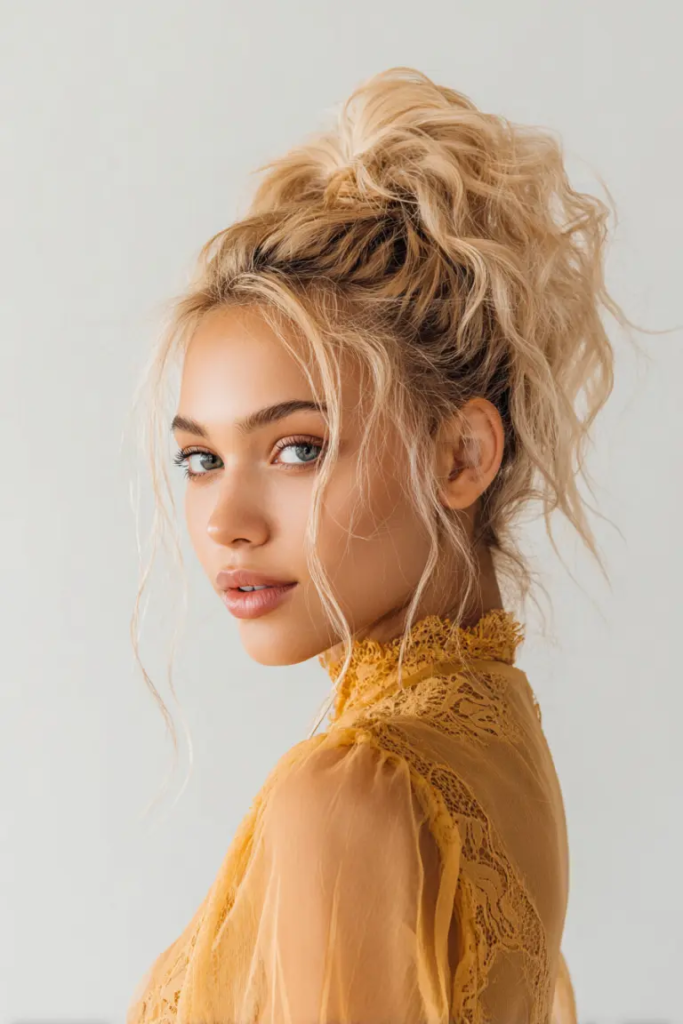 High Ponytail with Volume+