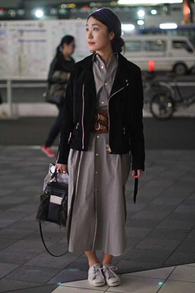 Chic Layering with Moto Jacket