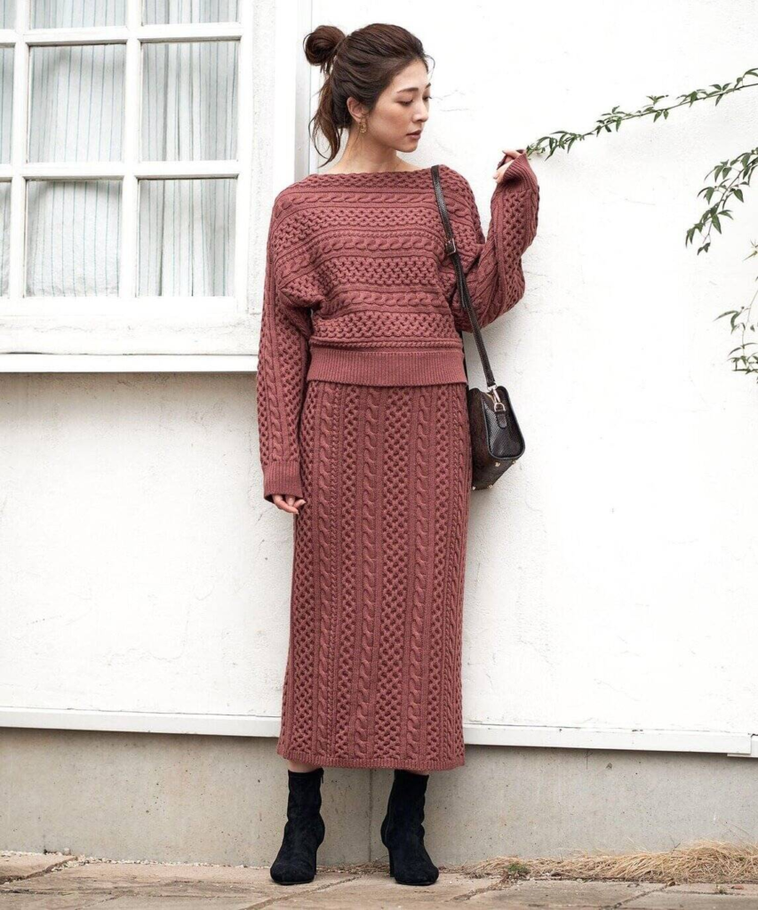 Cozy Cable Knit Coord Set