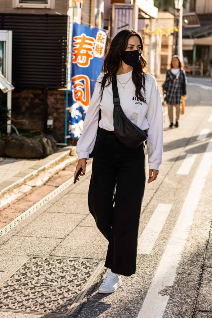 Monochrome Casual with Urban Flair
