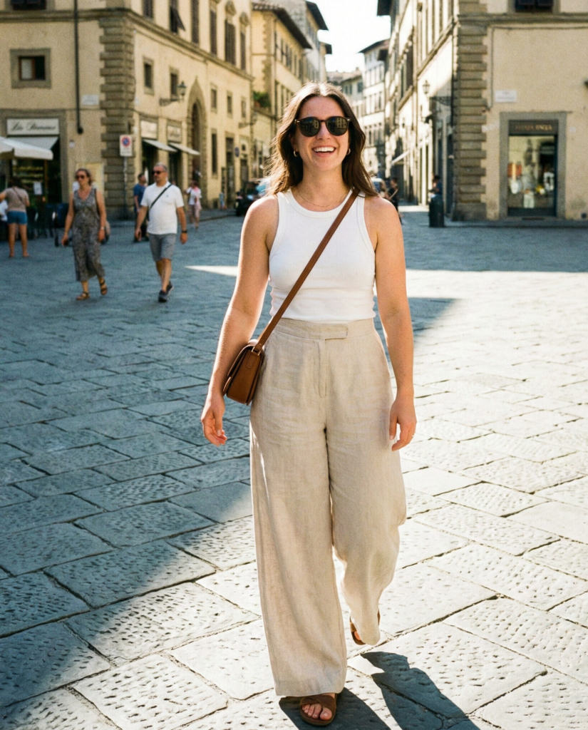  Palazzo Pants with Tank Top