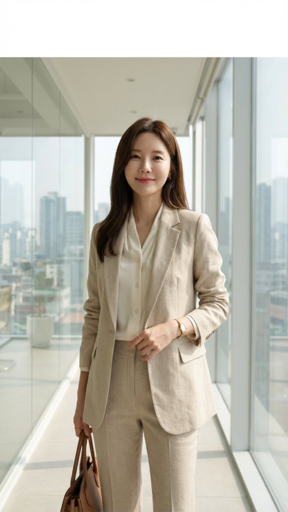 Monochrome Spring Suit