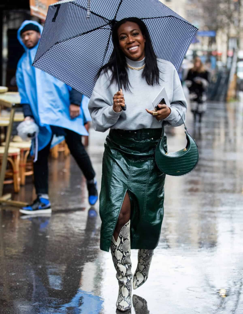 Sleek Leather and Luxe Layers