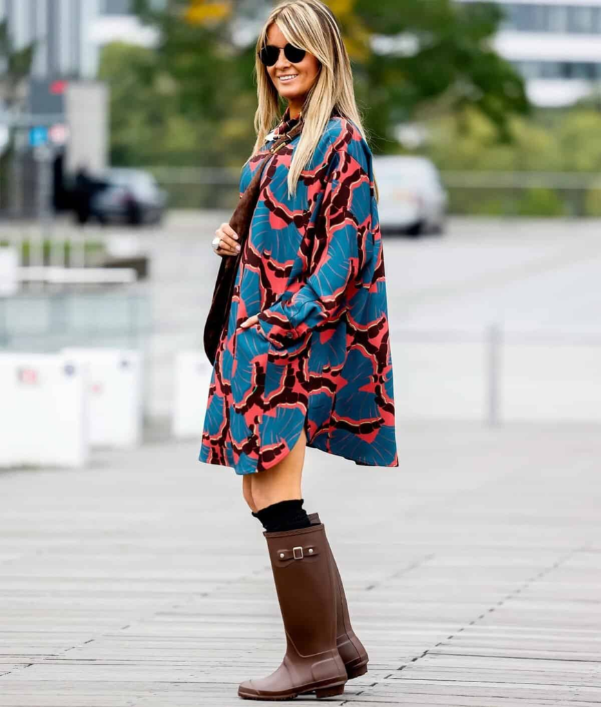 Bold Prints and Rain Boots