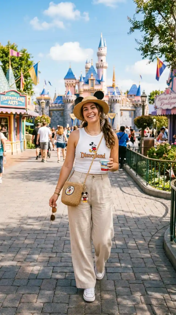Disney Tank Top with Wide-Leg Pants