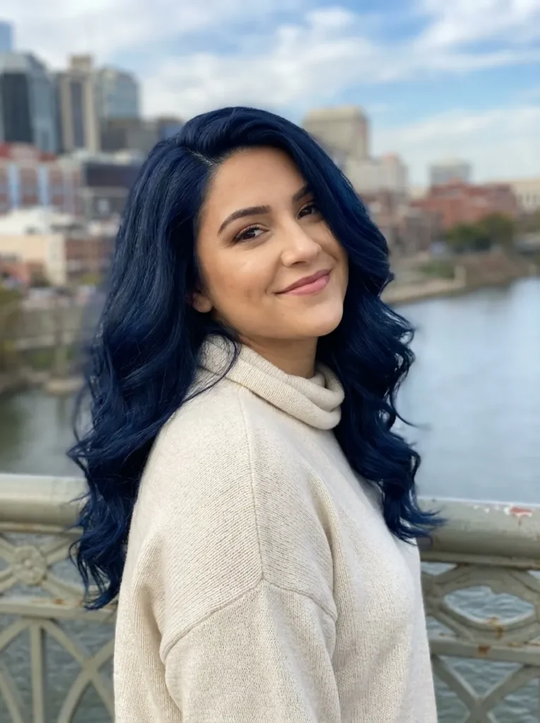 20 Navy Hair Color Ideas That Prove Dark Is the New Bold
