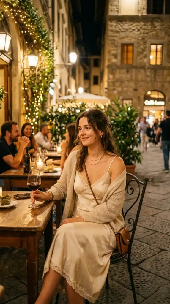 Slip Dress with Lightweight Cardigan