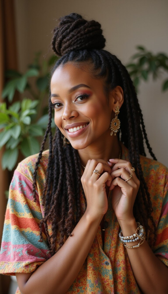Rainbow Faux Locs For Bold Pride Texture