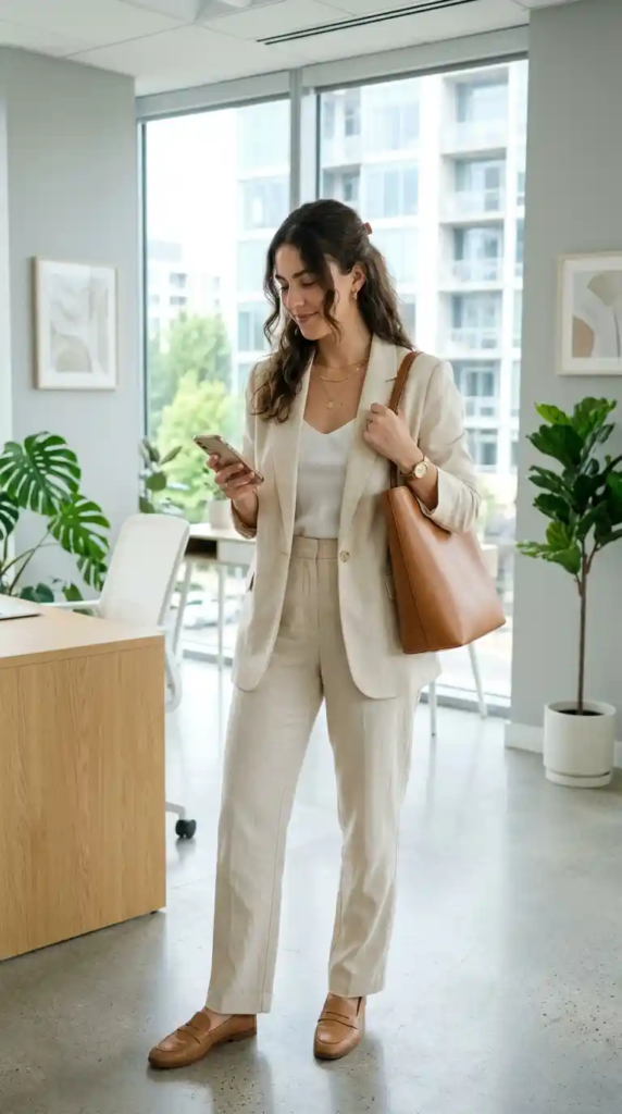 Soft Blazer with Matching Pants