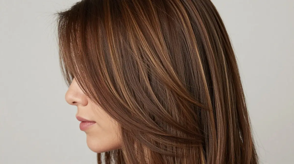 Babylights on Brown Hair