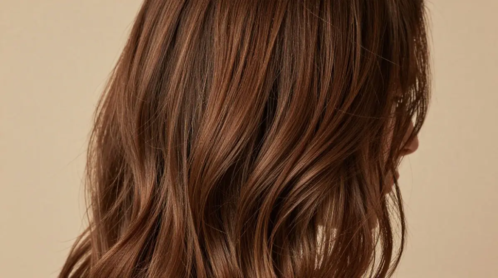 Warm Walnut Brown Highlights