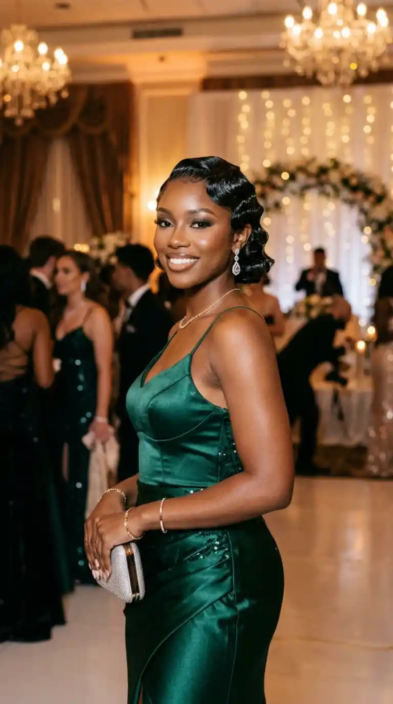 Elegant Finger Waves Bob