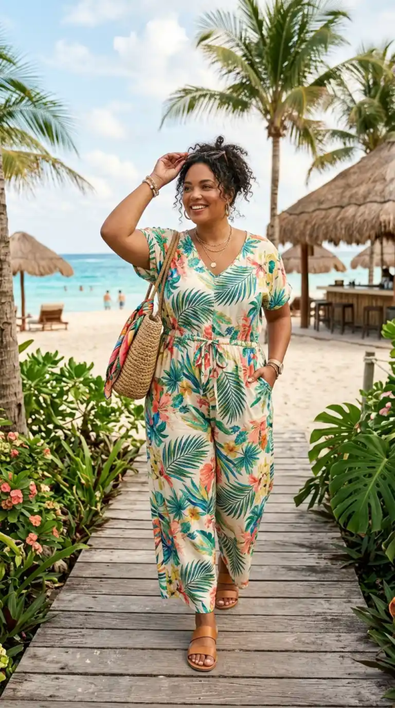 Relaxed Jumpsuit with Adjustable Waist