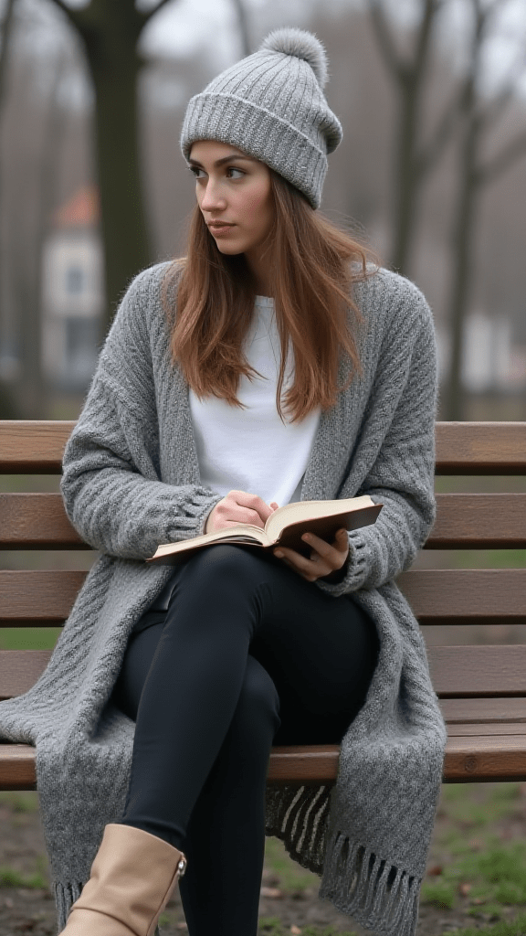 15 Stylish Jeans Outfits for a Warm Winter Look