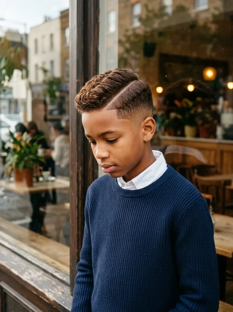 20 Charming Haircut for Black Boys That Look So Cool