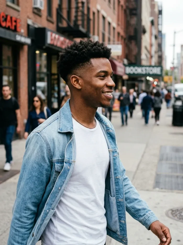 20 Hottest Afro Fade Haircut Men Hairstyles Right Now